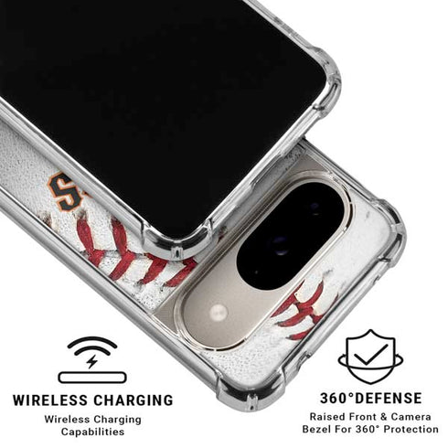 MLB San Francisco Giants Game Ball Google Pixel 10 Clear Case